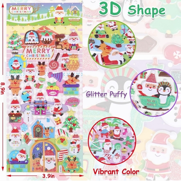 Christmas Themed Sticker Set - Picture 3 of 5